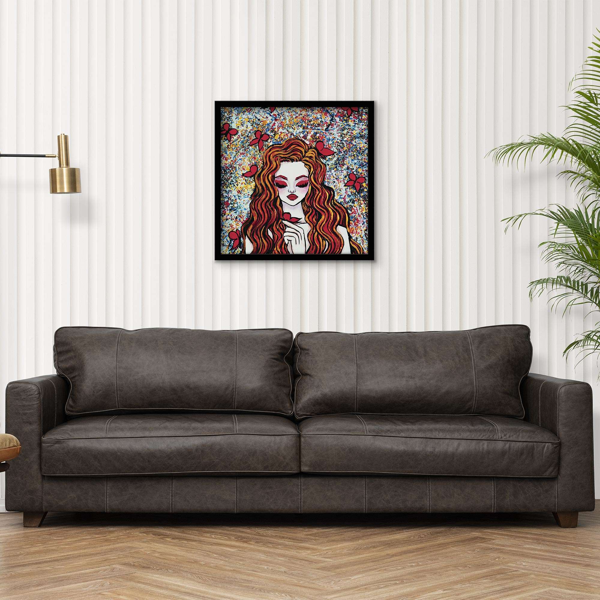 ArtX Enchanting Girl Abstract Canvas Wall Painting For Living Room and Wall Decoration ArtX