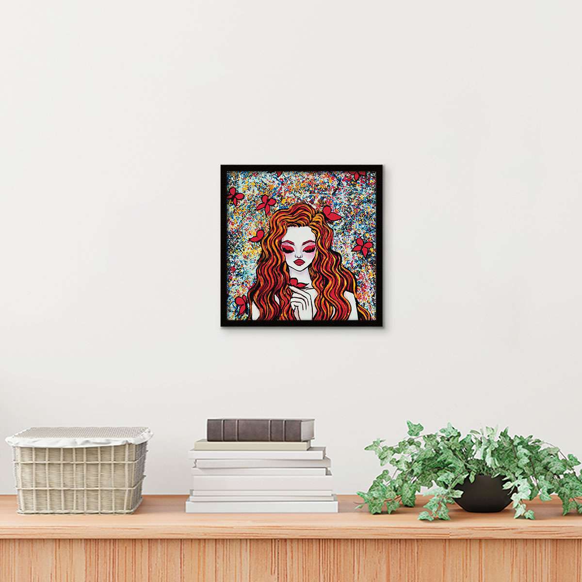 ArtX Enchanting Girl Abstract Canvas Wall Painting For Living Room and Wall Decoration ArtX