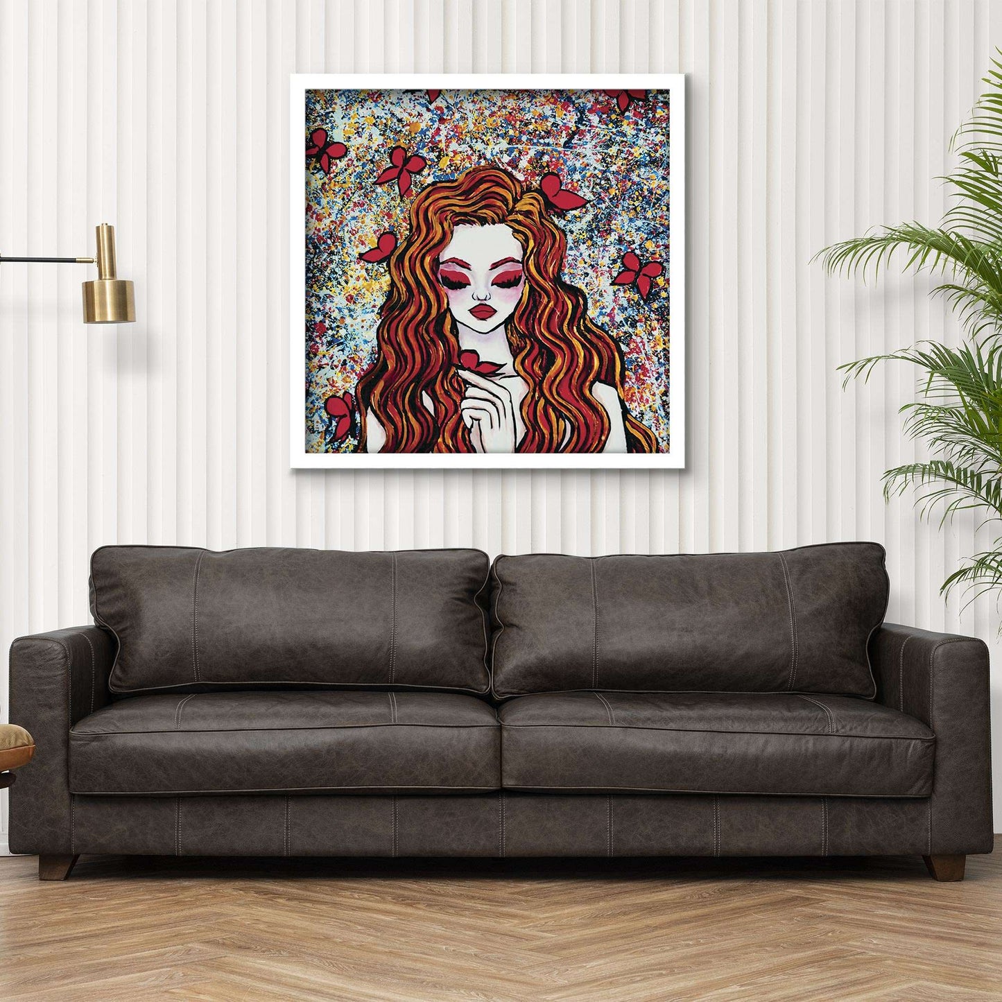 ArtX Enchanting Girl Abstract Canvas Wall Painting For Living Room and Wall Decoration
