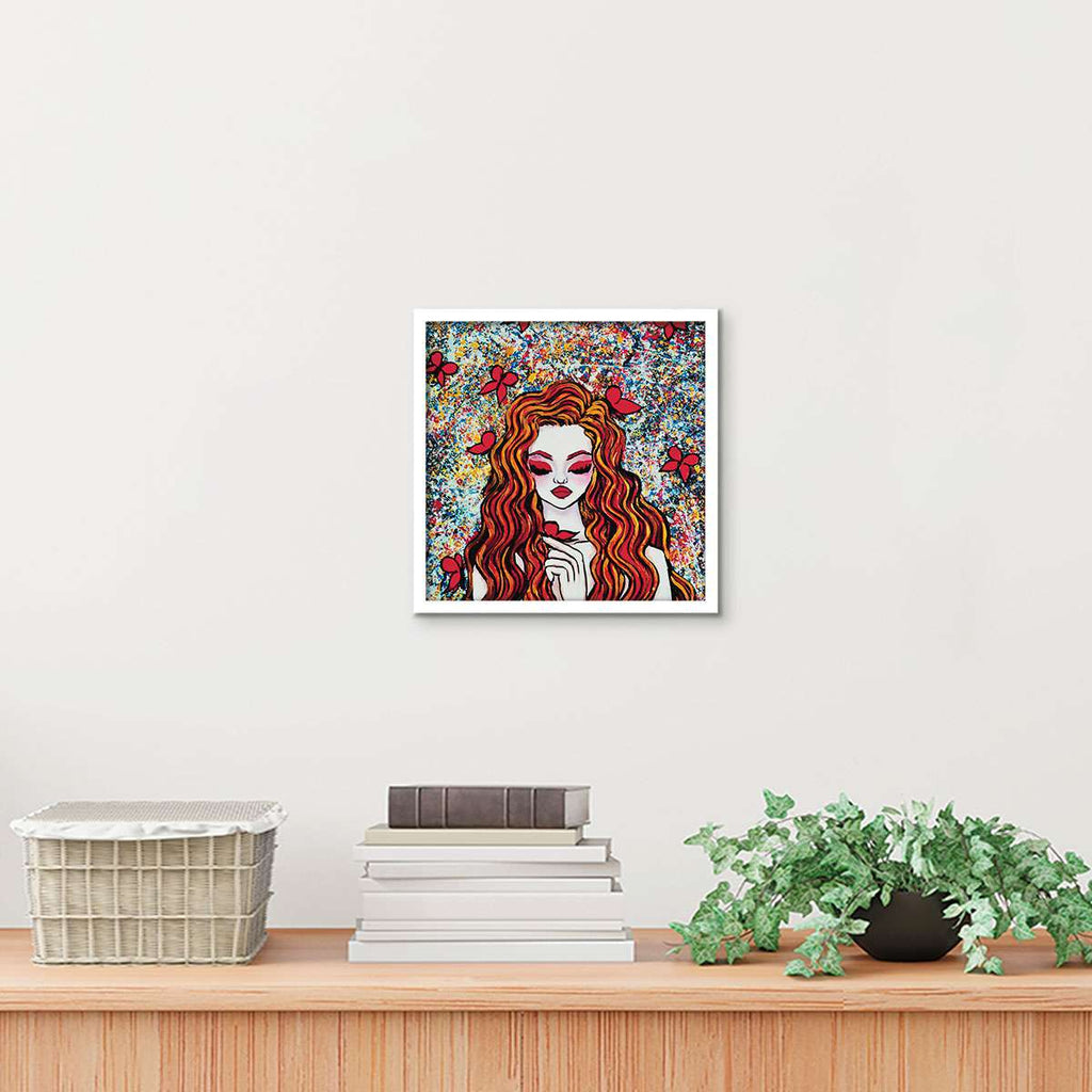 ArtX Enchanting Girl Abstract Canvas Wall Painting For Living Room and Wall Decoration ArtX