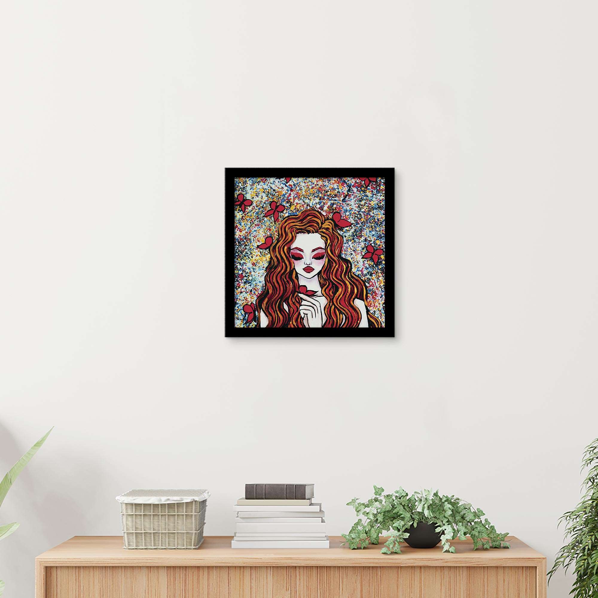 ArtX Enchanting Girl Abstract Canvas Wall Painting For Living Room and Wall Decoration ArtX