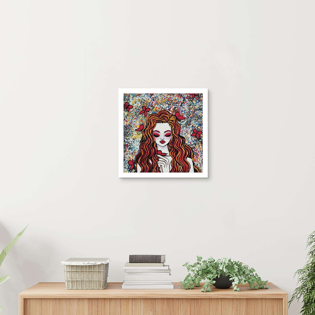 ArtX Enchanting Girl Abstract Canvas Wall Painting For Living Room and Wall Decoration ArtX