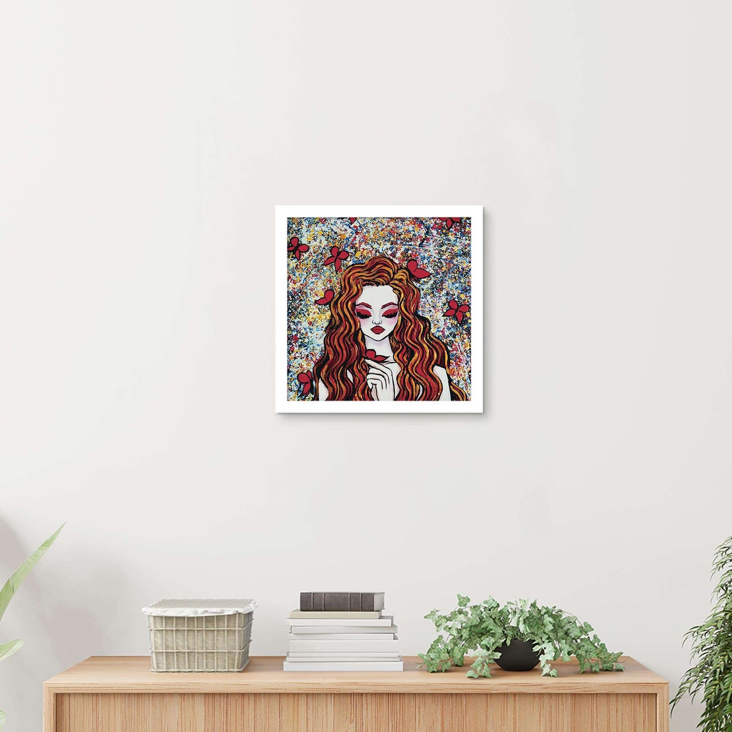 ArtX Enchanting Girl Abstract Canvas Wall Painting For Living Room and Wall Decoration