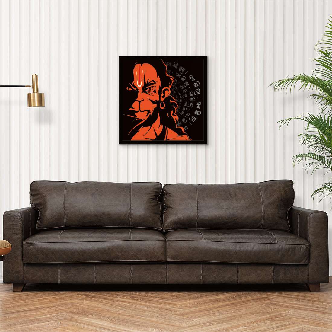 ArtX Lord Hanuman Jai Shri Ram Wall Painting For Living Room ArtX