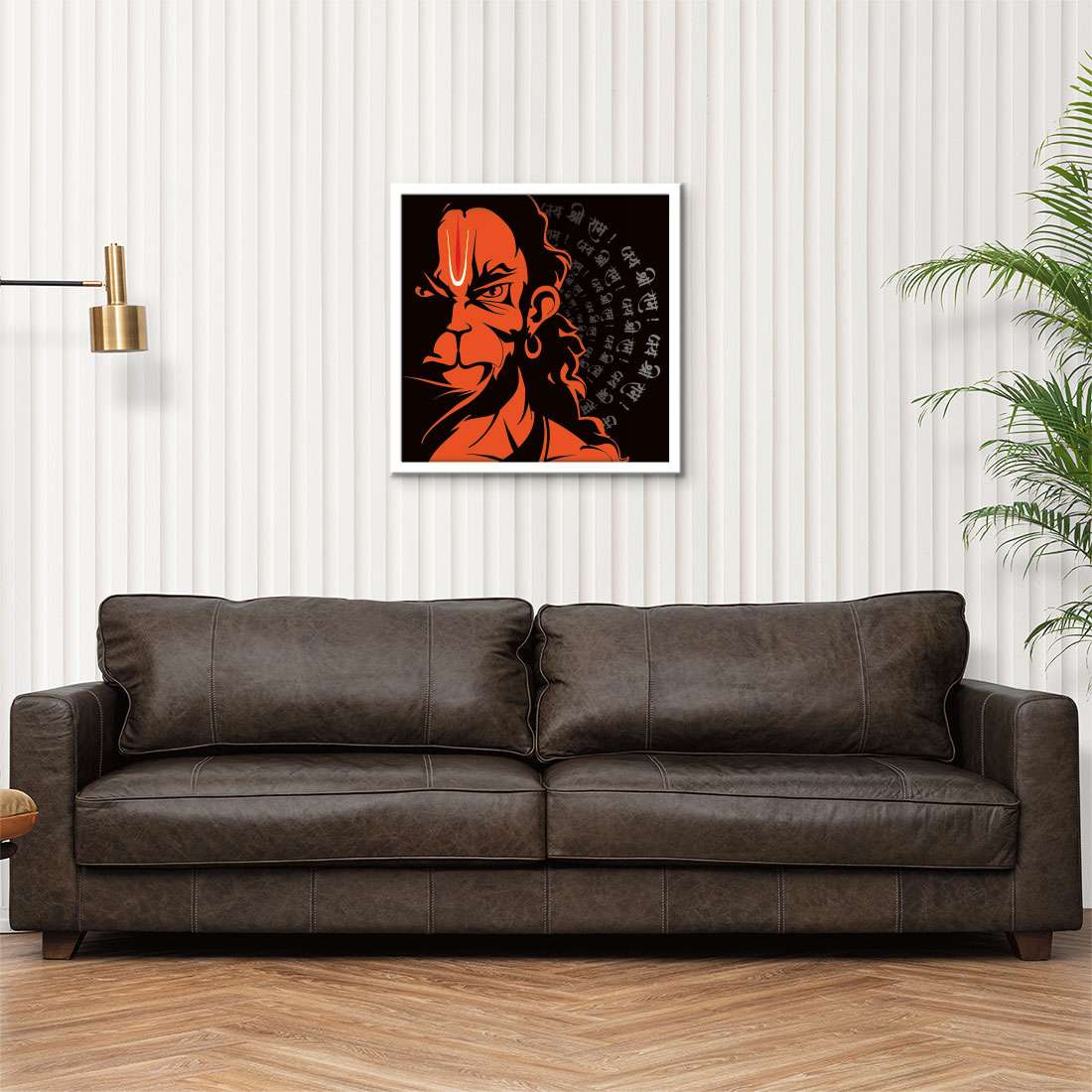 ArtX Lord Hanuman Jai Shri Ram Wall Painting For Living Room ArtX