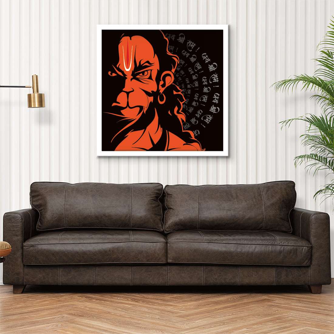 ArtX Lord Hanuman Jai Shri Ram Wall Painting For Living Room ArtX