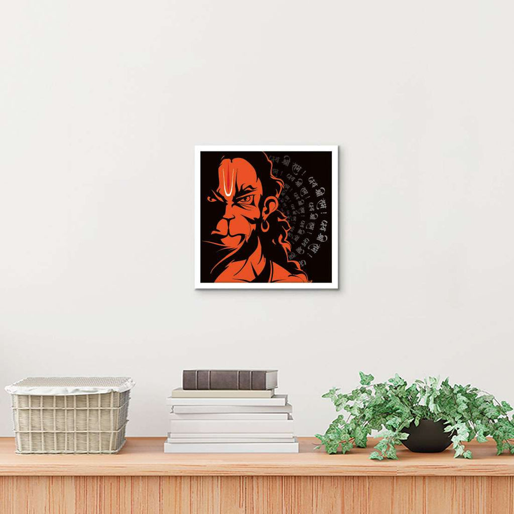 ArtX Lord Hanuman Jai Shri Ram Wall Painting For Living Room ArtX