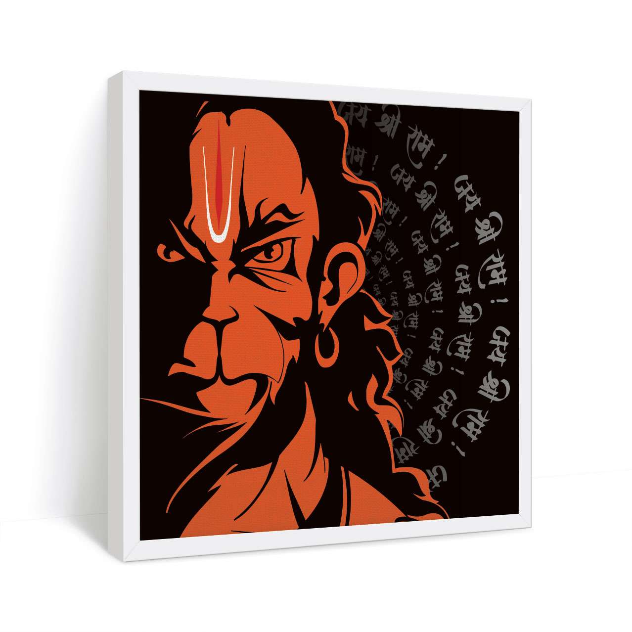 ArtX Lord Hanuman Jai Shri Ram Wall Painting For Living Room ArtX
