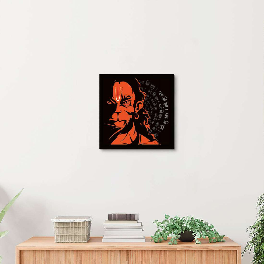 ArtX Lord Hanuman Jai Shri Ram Wall Painting For Living Room ArtX