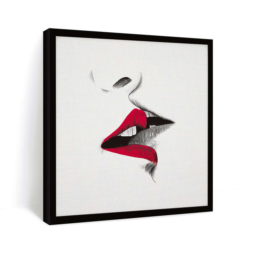 ArtX Romantic Kiss Wall Painting For Bedroom and Wall Decoration ArtX