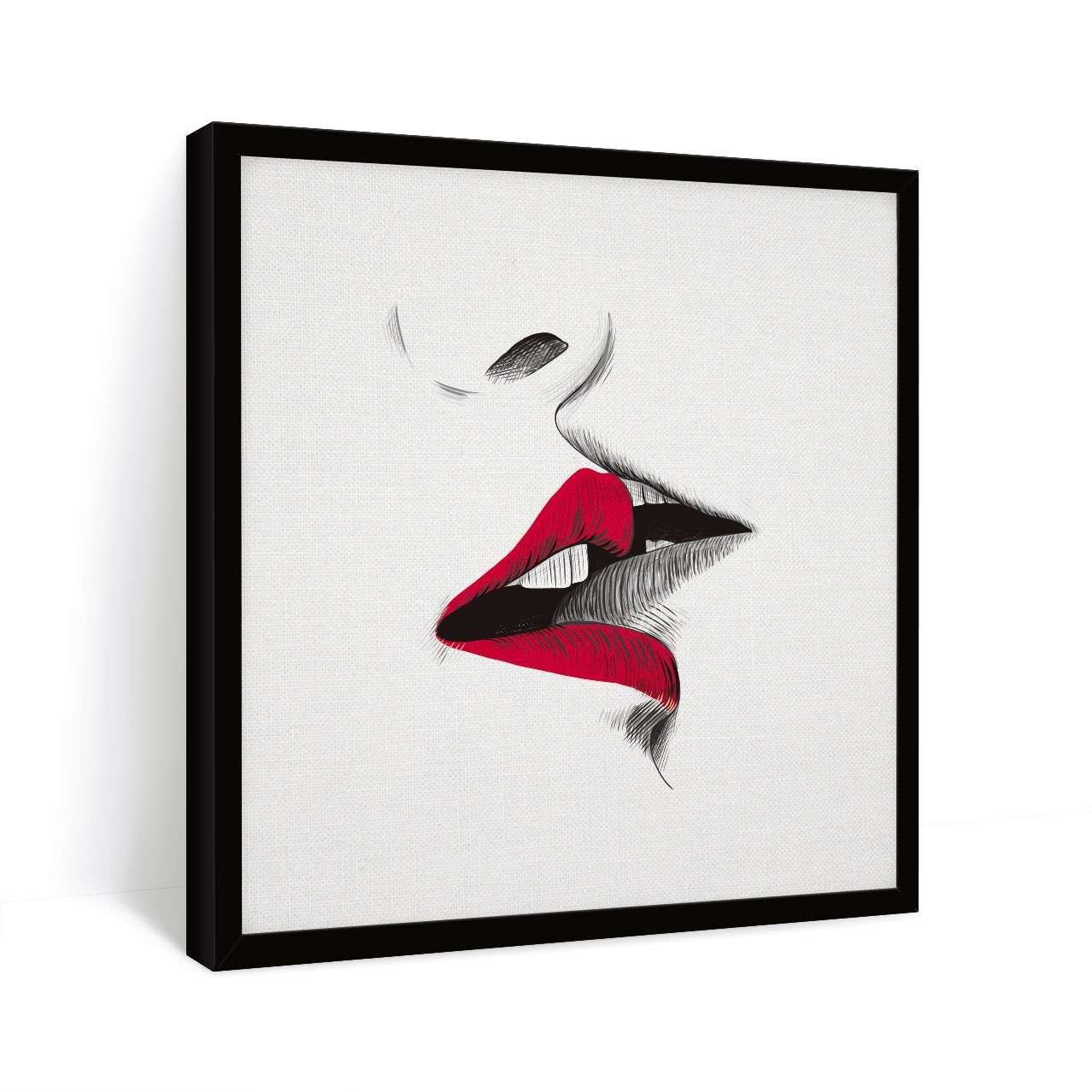 ArtX Romantic Kiss Wall Painting For Bedroom and Wall Decoration ArtX