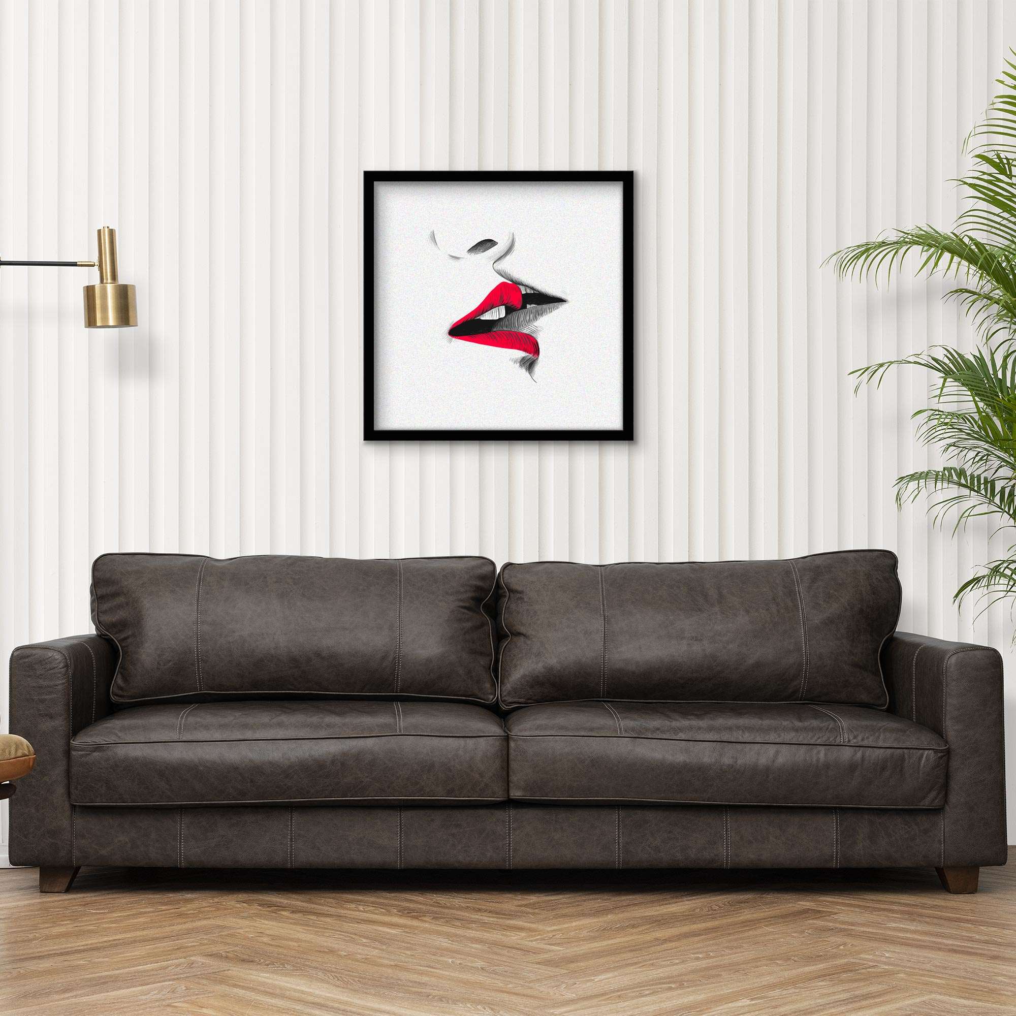 ArtX Romantic Kiss Wall Painting For Bedroom and Wall Decoration ArtX
