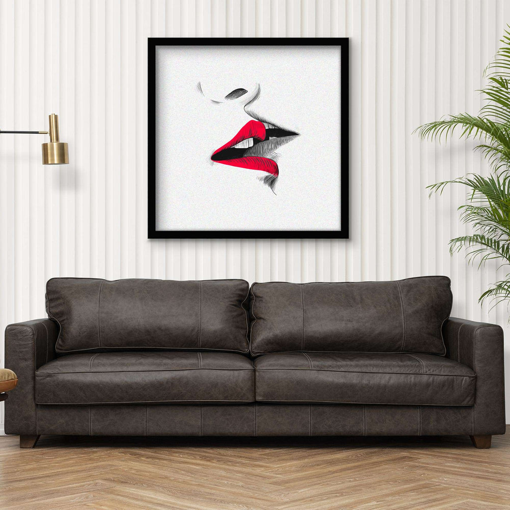 ArtX Romantic Kiss Wall Painting For Bedroom and Wall Decoration ArtX