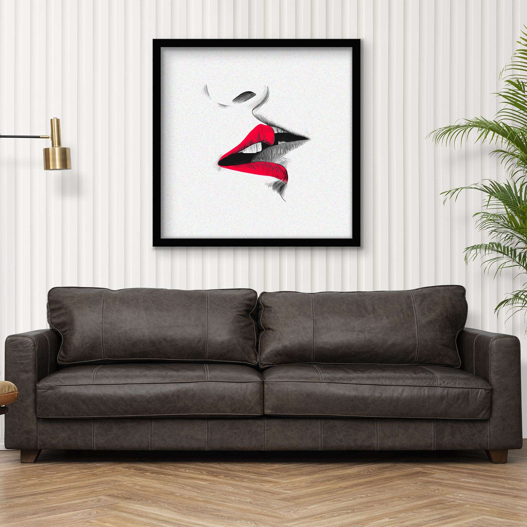 ArtX Romantic Kiss Wall Painting For Bedroom and Wall Decoration ArtX
