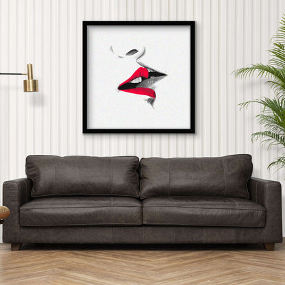ArtX Romantic Kiss Wall Painting For Bedroom and Wall Decoration