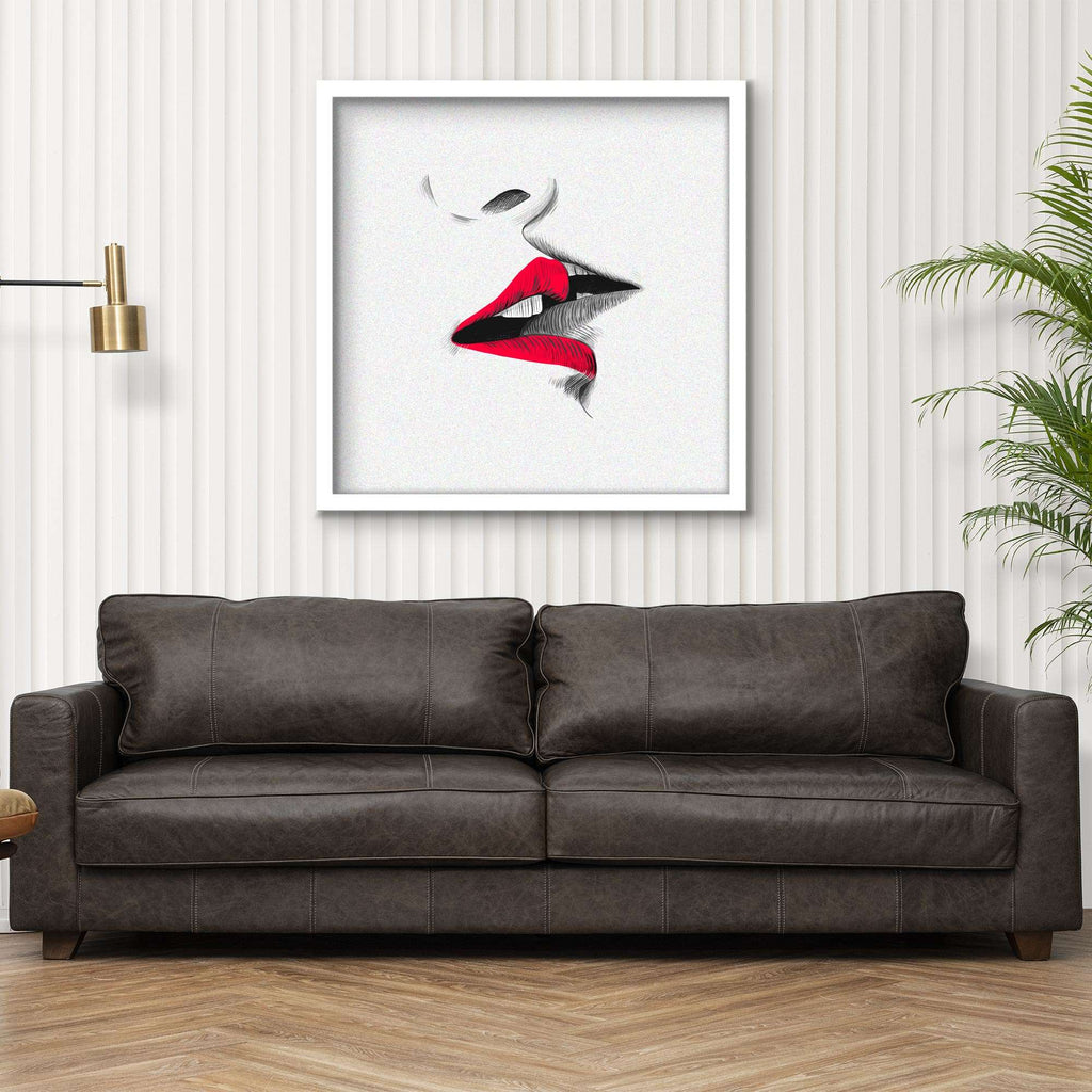 ArtX Romantic Kiss Wall Painting For Bedroom and Wall Decoration ArtX