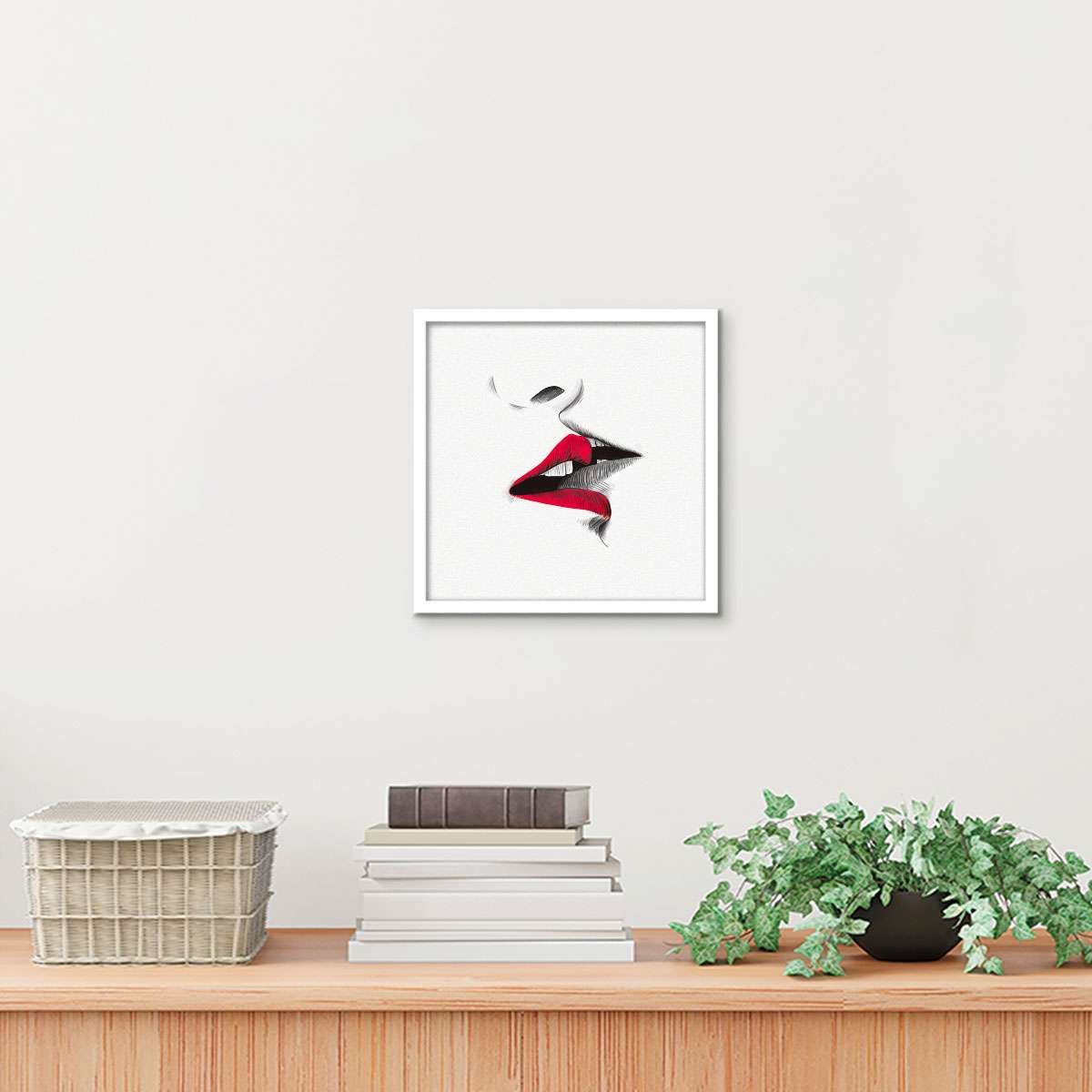 ArtX Romantic Kiss Wall Painting For Bedroom and Wall Decoration ArtX