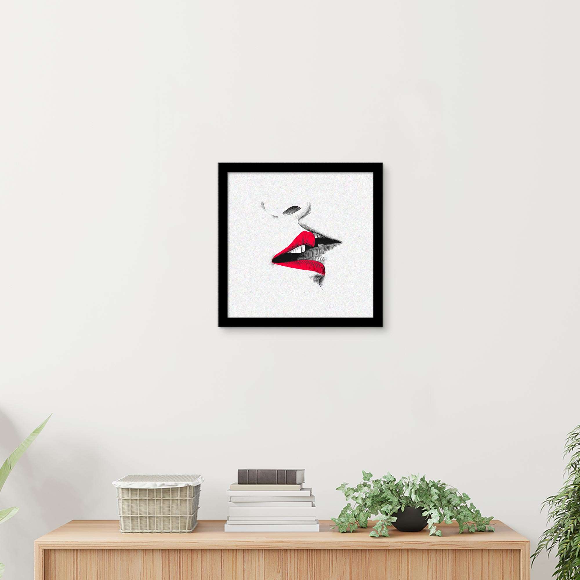 ArtX Romantic Kiss Wall Painting For Bedroom and Wall Decoration ArtX