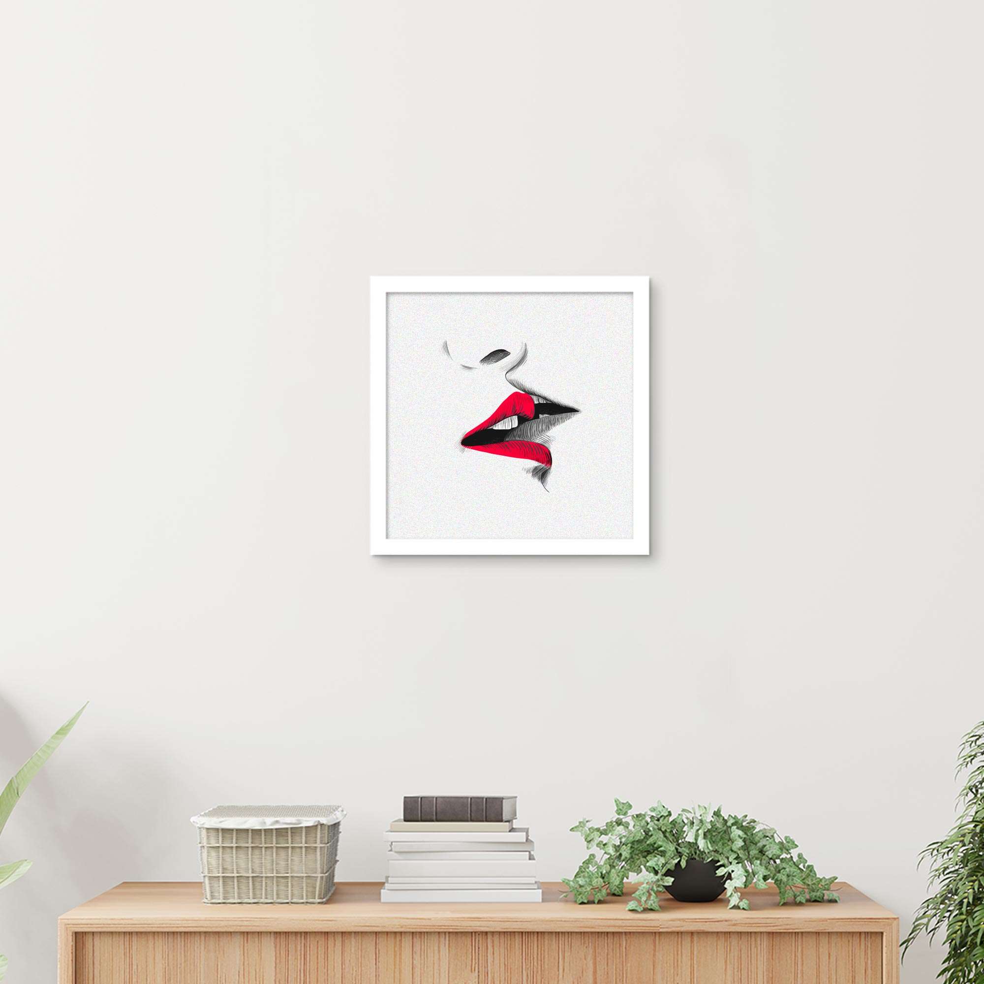 ArtX Romantic Kiss Wall Painting For Bedroom and Wall Decoration ArtX