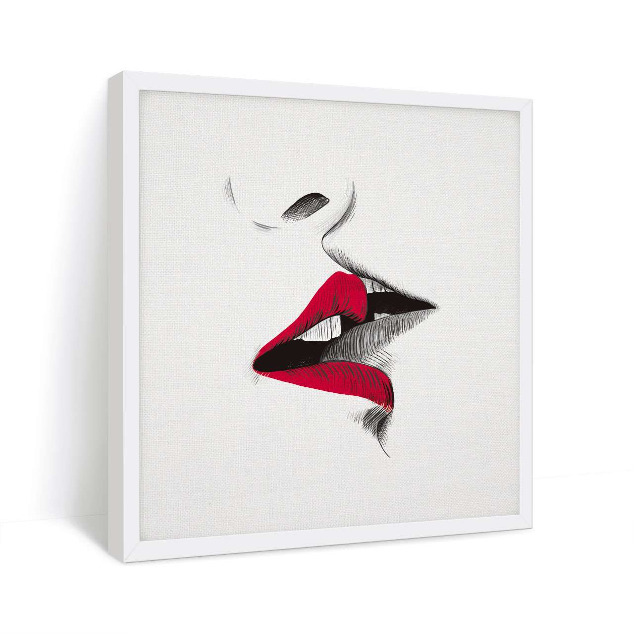 ArtX Romantic Kiss Wall Painting For Bedroom and Wall Decoration ArtX