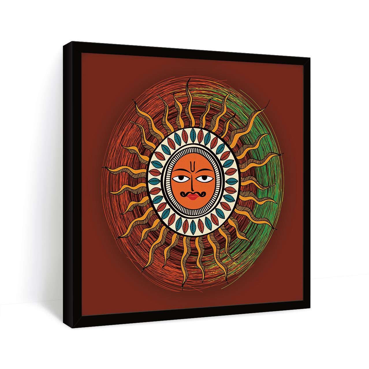 ArtX Madhubani Sun Painting For Wall Decoration, Wall Painting For Living Room ArtX
