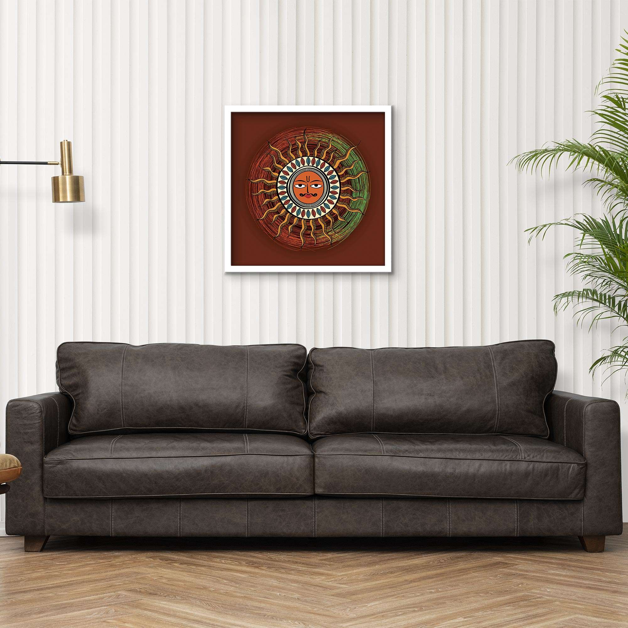 ArtX Madhubani Sun Painting For Wall Decoration, Wall Painting For Living Room ArtX