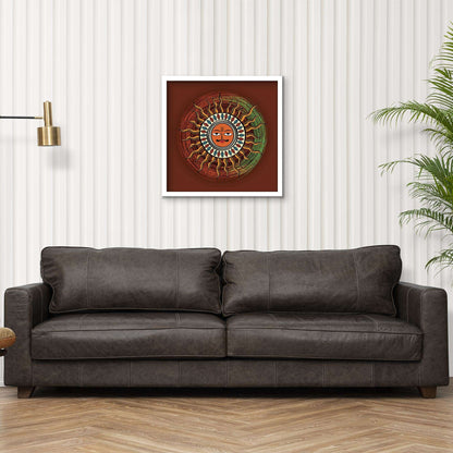 ArtX Madhubani Sun Painting For Wall Decoration, Wall Painting For Living Room