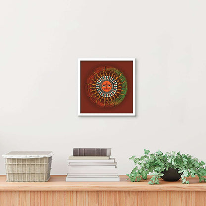ArtX Madhubani Sun Painting For Wall Decoration, Wall Painting For Living Room