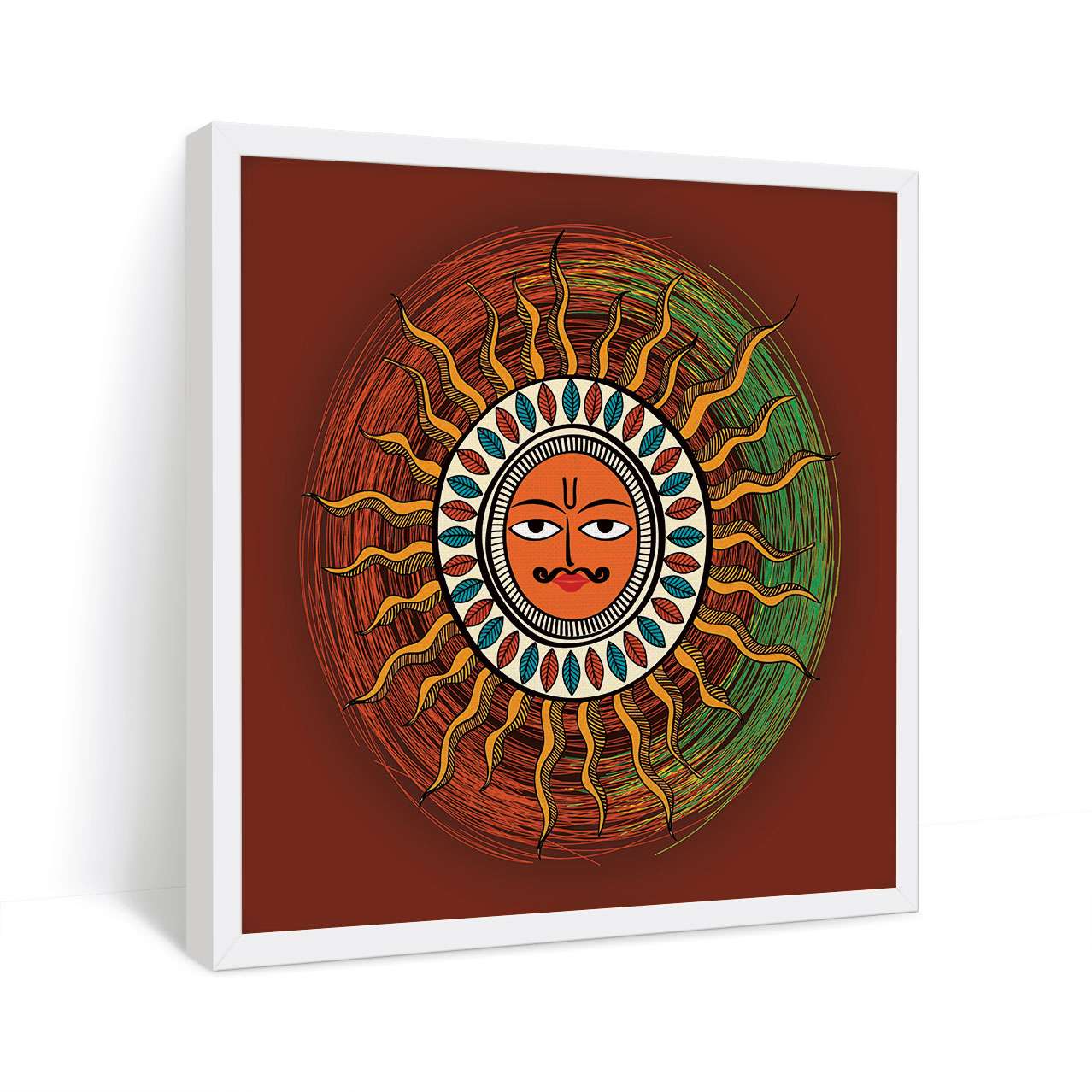 ArtX Madhubani Sun Painting For Wall Decoration, Wall Painting For Living Room ArtX