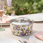 Wisteria Birds Printed Casserole 1100ml Nestasia