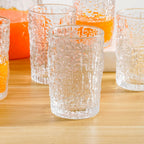Textured Jug And Glass Set Of 7 Nestasia