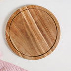 Acacia Wood Dessert Stand With Cloche 10 Inch Nestasia