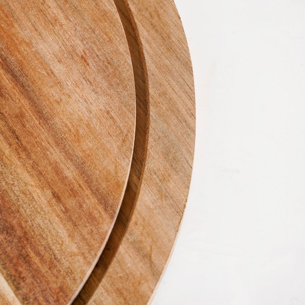 Acacia Wood Dessert Stand With Cloche 10 Inch Nestasia