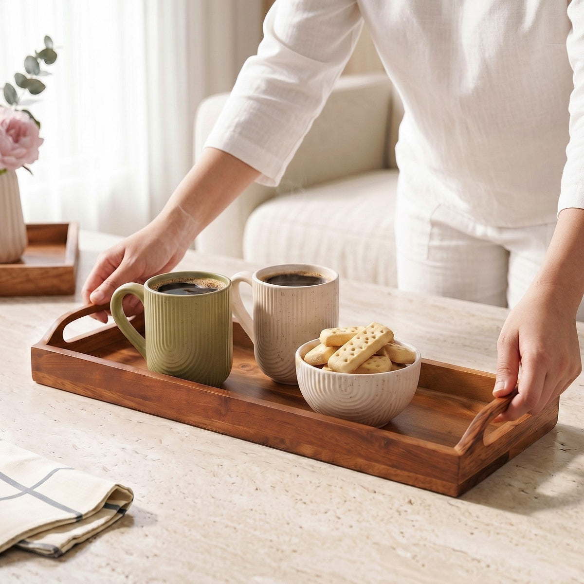 Minimalist Serving Tray 41x16cm Nestasia