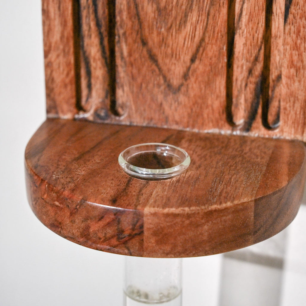 Acacia Wall Mounted Test Tube Planter Set Of 2 Nestasia
