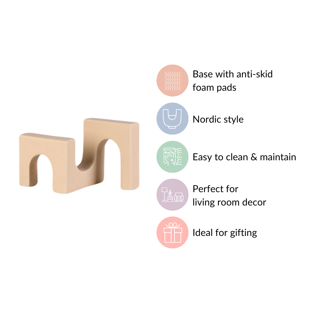 3D Architectural Design Arch Nordic Showpiece Nestasia
