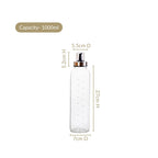 Accurate Pour Glass Oil And Vinegar Dispenser Bottle 1000ml Nestasia