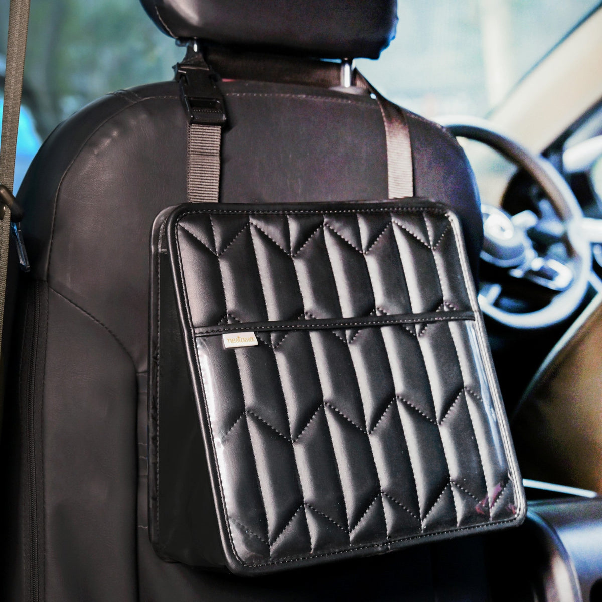 Adjustable Car Backseat Organiser With Buckle Strap Nestasia