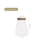Airtight Jar Set Of 2 For Dry Fruit Big 1100ml Nestasia