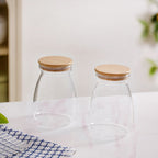 Airtight Jar Set Of 2 For Dry Fruit Big 1100ml Nestasia