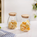 Airtight Jar Set Of 2 For Dry Fruit Big 1100ml Nestasia