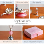 Lotus Diya And Ghanti Set Nestasia