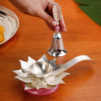 Lotus Diya And Ghanti Set Nestasia