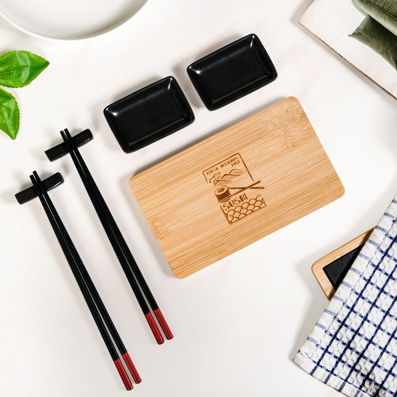 All In One Sushi Serving Kit Set Of 7 Nestasia