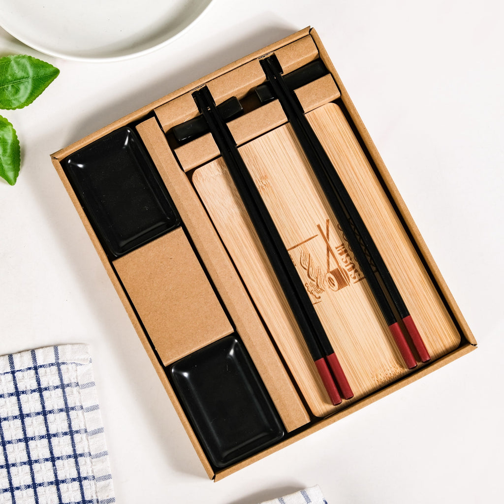 All In One Sushi Serving Kit Set Of 7 Nestasia