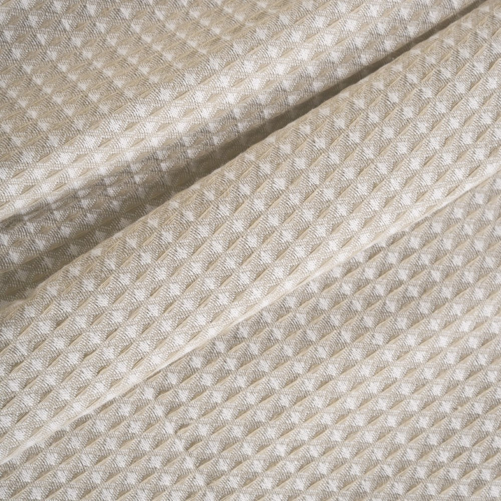 All Season Waffle Sofa Throw Blanket Beige White 220x200cm Nestasia