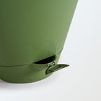 Alpina Balcony And Terrace Self Watering Railing Planter Olive Green Set Of 3 Nestasia