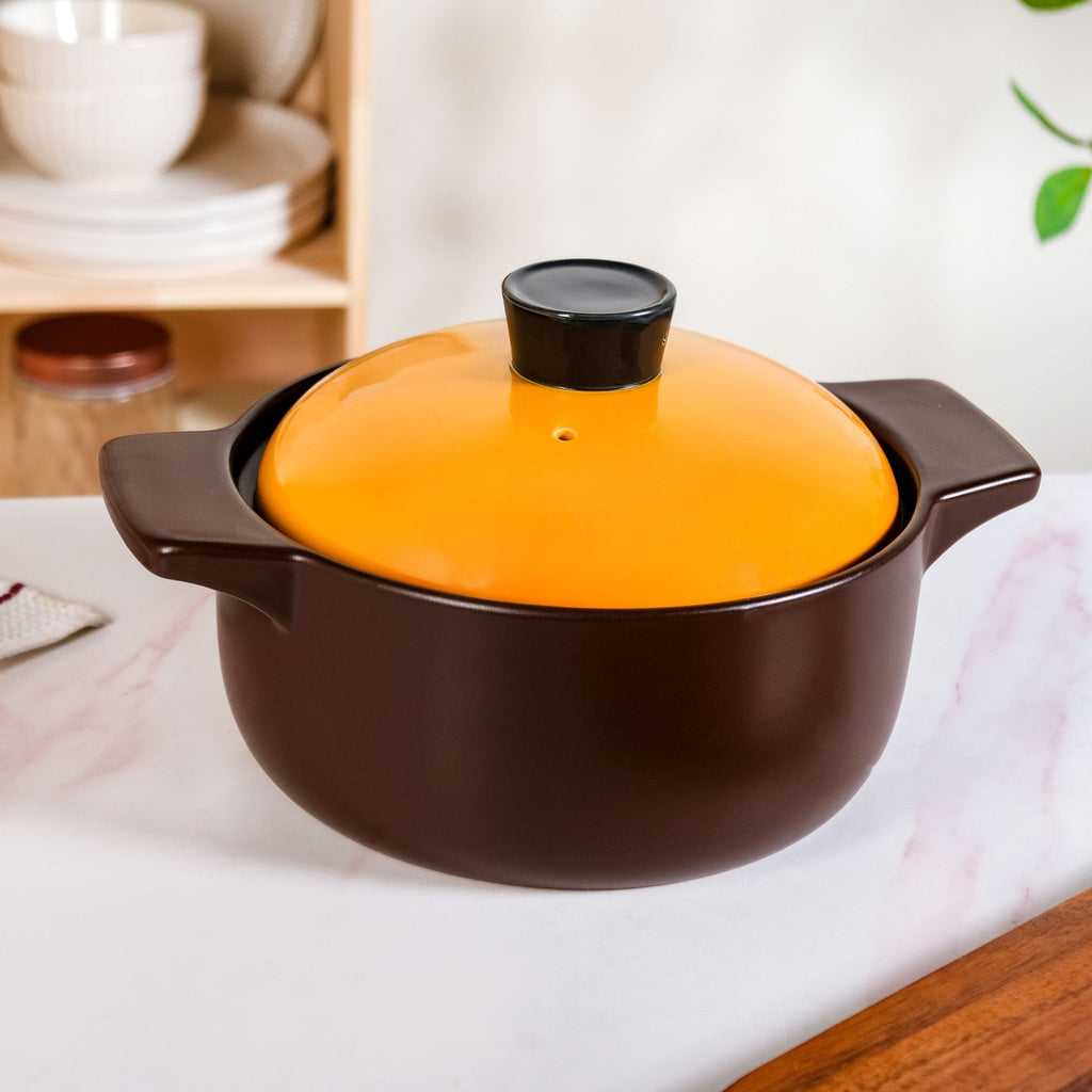 Clementine Ceramic Cooking Pot 4000ml Nestasia