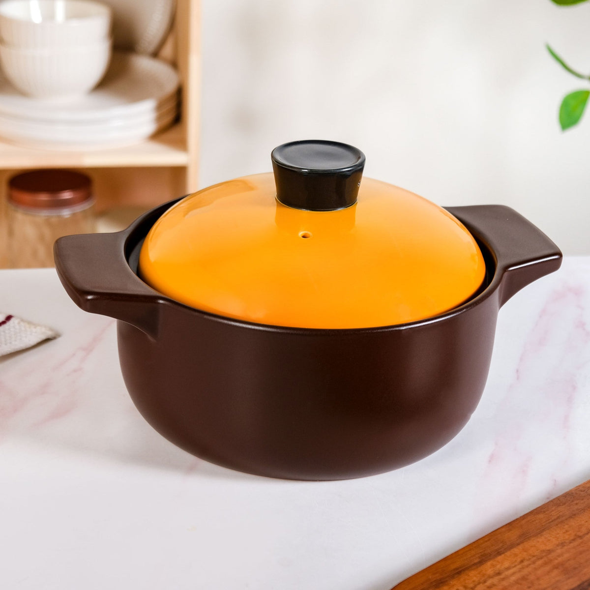 Clementine Ceramic Cooking Pot 4000ml Nestasia
