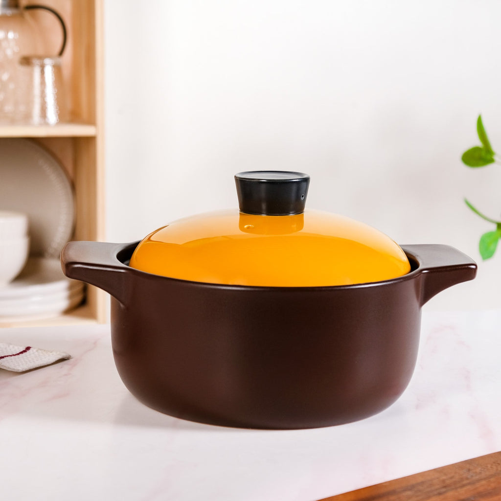 Clementine Ceramic Cooking Pot 4000ml Nestasia